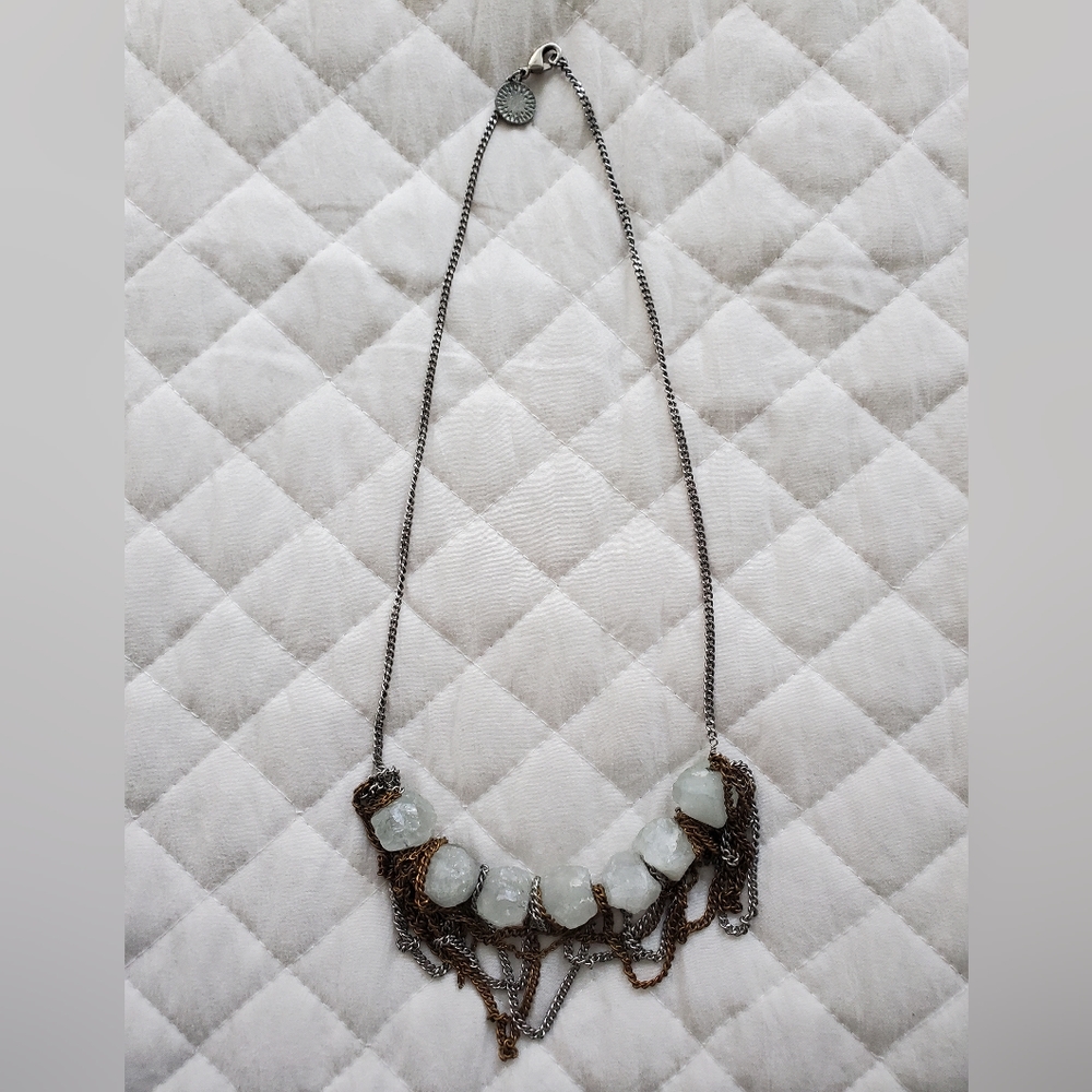 Gemma Redux Crystal and Mixed Metal Necklace